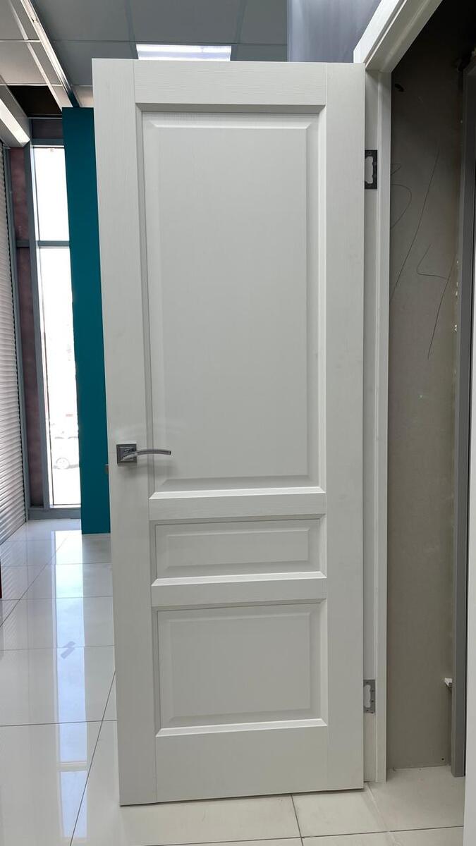 Межкомнатная дверь BRAVO Неоклассик-34 White Wood Экошпон