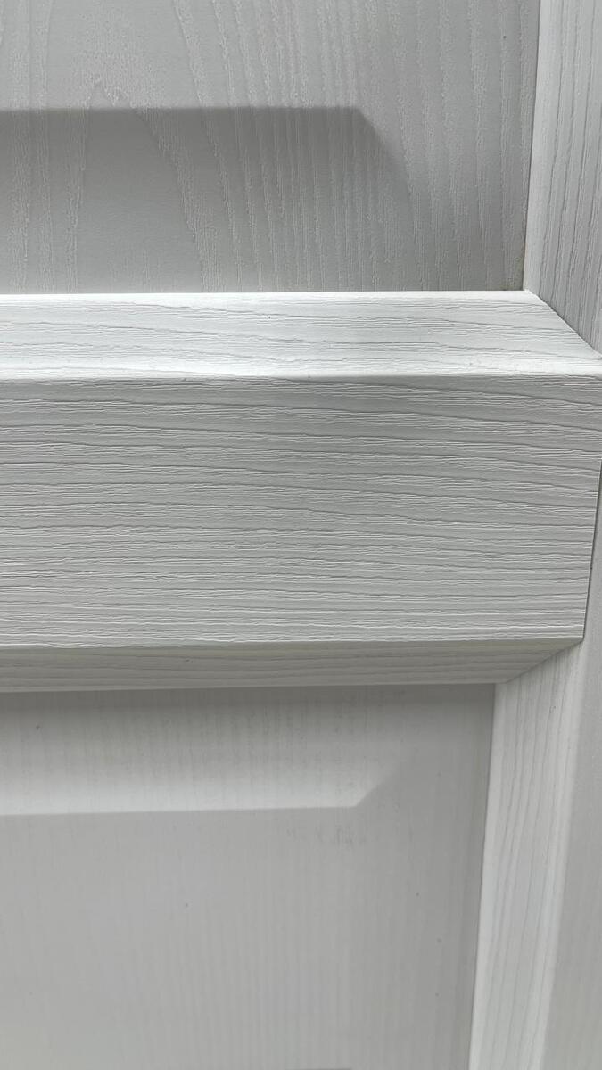 Межкомнатная дверь BRAVO Неоклассик-34 White Wood Экошпон