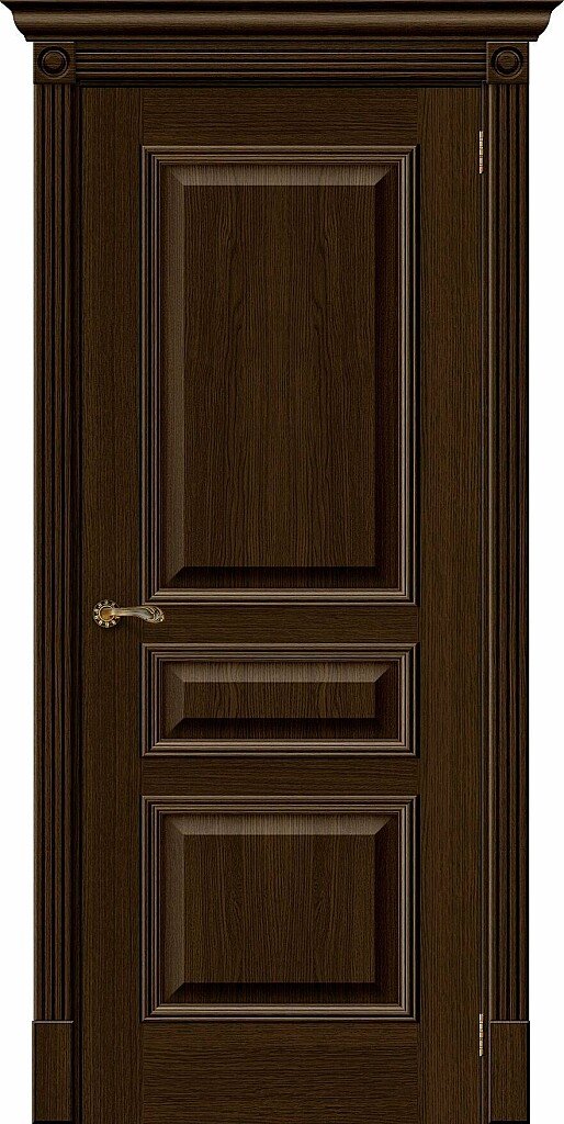 Межкомнатная дверь BRAVO Вуд Классик-14 Golden Oak Шпон