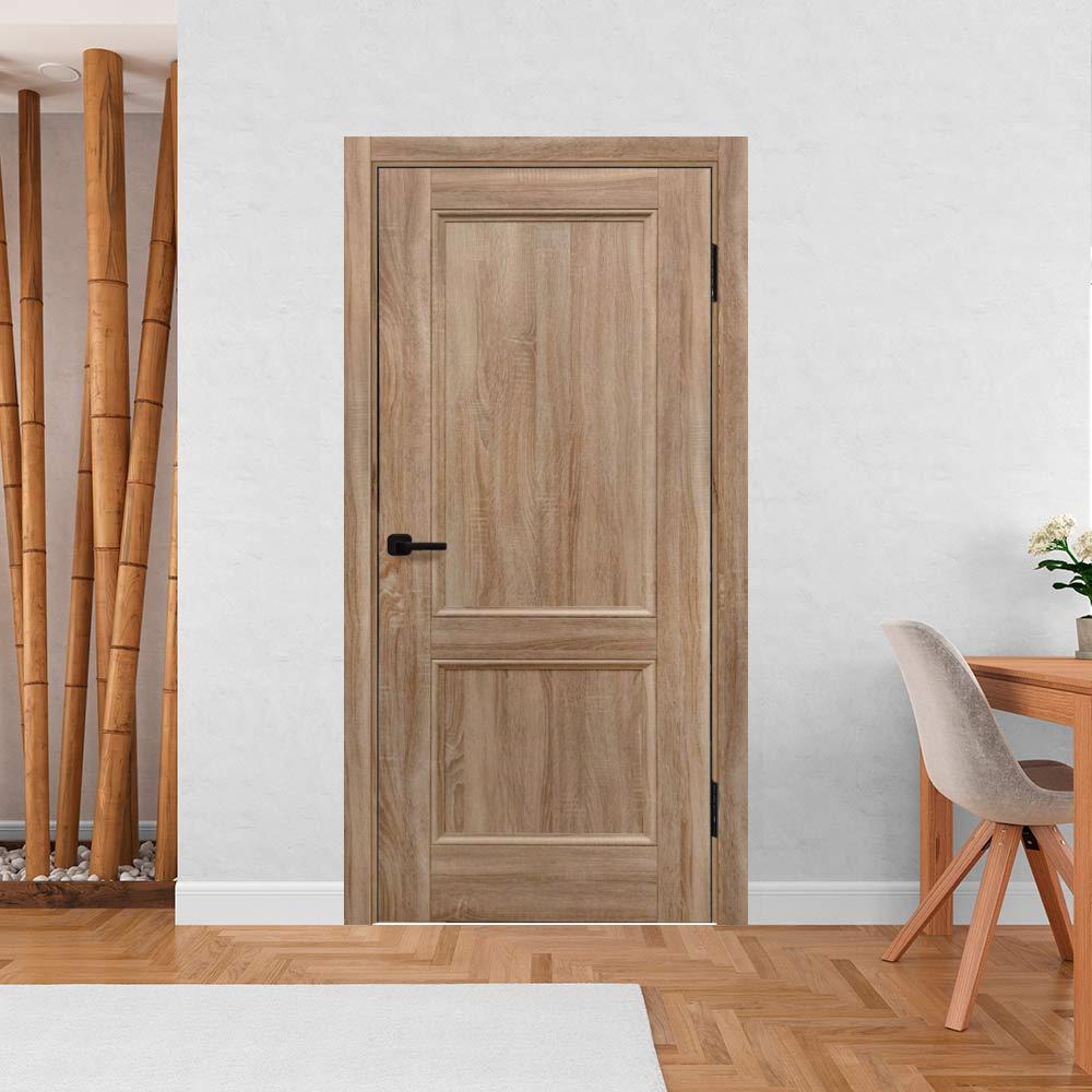 Межкомнатная дверь ДП-323 (Sonoma Wood) Экошпон