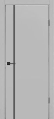 Межкомнатная дверь ДП-46.11 Gray silk Экошпон