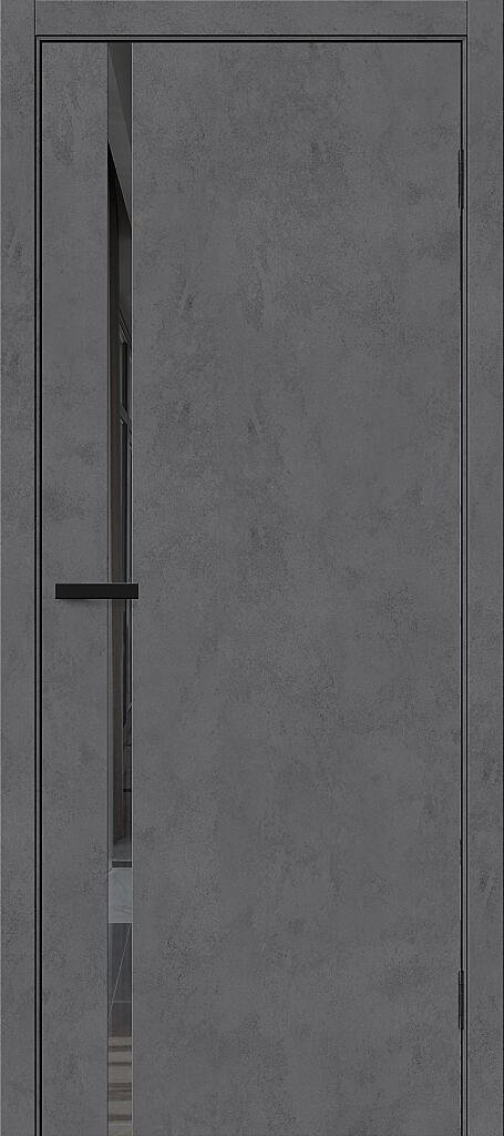 Межкомнатная дверь Двери Браво Браво-0.40.П Slate Art стекло Mirox Grey
