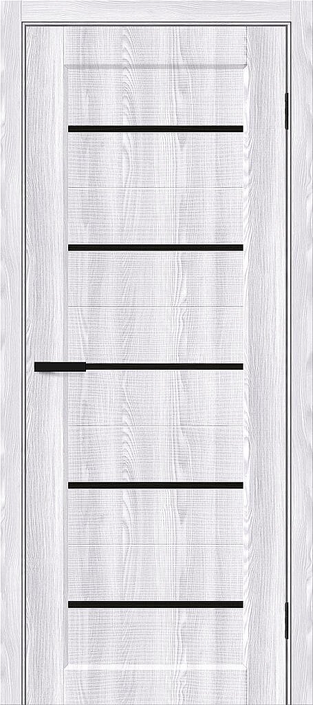Межкомнатная дверь Двери Браво Мода-22 Black Shine Riviera Ice
