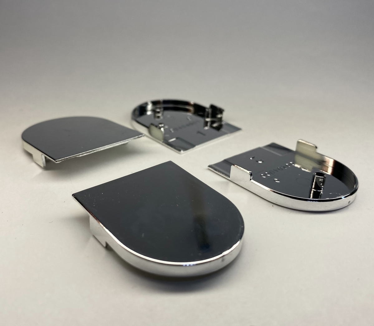 Накладки на скрытую петлю Eclipse 2.0 (хром блестящий) Е30200.20.06