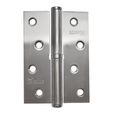 Петля дверная разъемная ADDEN BAU. 100X75X2.5 LEFT SATIN CHROME (цвет МАТОВЫЙ ХРОМ)