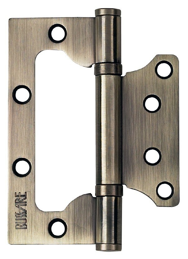 Петля накладная без врезки B020-U 100X75X2.5-2BB-1AB (бронза)