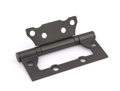 Петля накладная без врезки B020-U 100X75X2.5-2BB-1BL (черный)