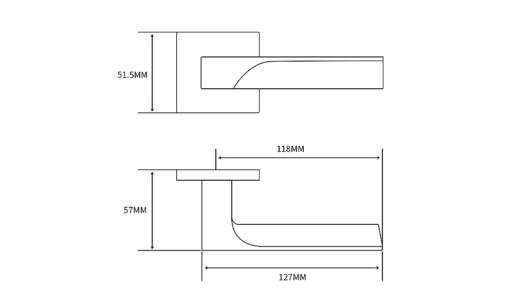 Ручка ADDEN BAU SHARP 558 GRAPHITE (цвет ГРАФИТ)
