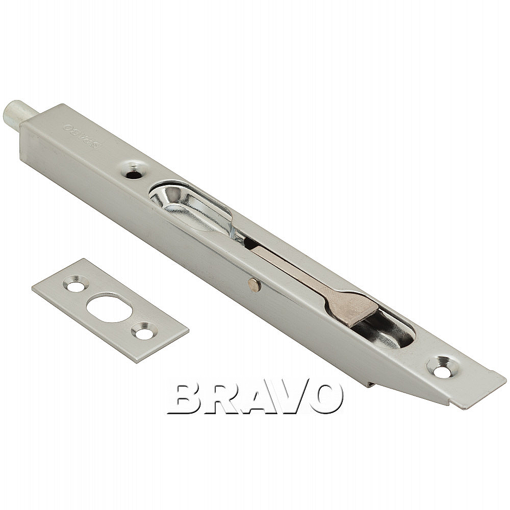 Шпингалет торцевой (ригель) Bravo R-160 SC МатХром