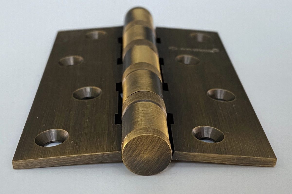 Универсальная петля врезная латунная A010-C 100X70X3-4BB-1ACF (кофе)