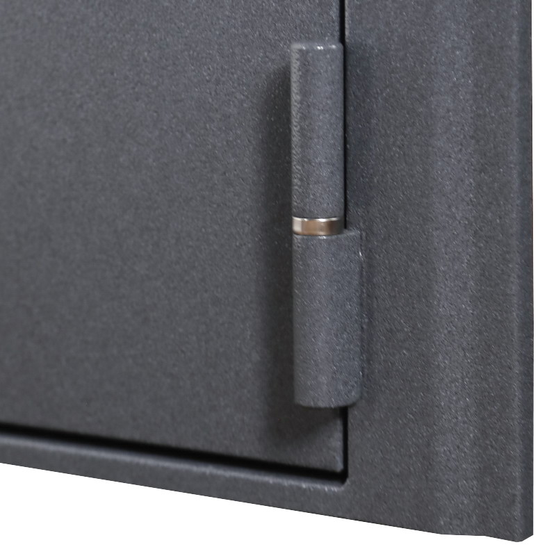 Входная дверь АСД "Беркут" (биометрический замок Smart lock DZ 888) Букле графит/Матовый белый
