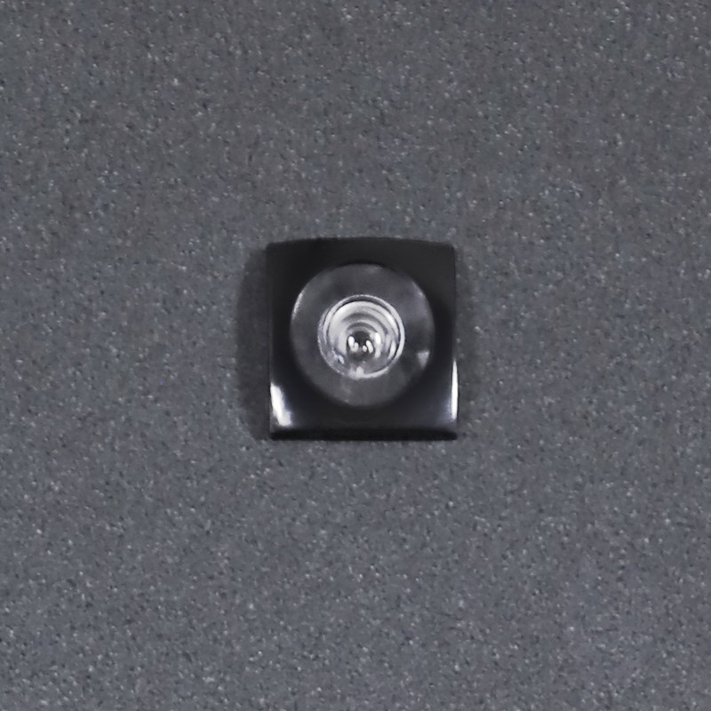 Входная дверь АСД "Беркут" с зеркалом (биометрический замок Smart lock DZ 888) Букле графит/Матовый белый