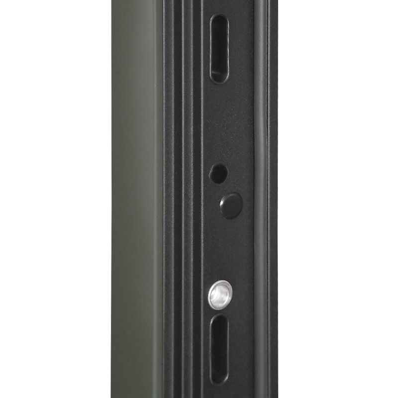 Входная дверь АСД "Scandi" (биометрический замок Smart lock DZ 888) Муар черный/Белый матовый