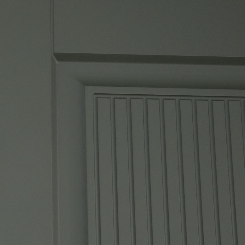 Входная дверь АСД "Scandi" с зеркалом (биометрический замок Smart lock DZ 888) Муар черный/Белый матовый