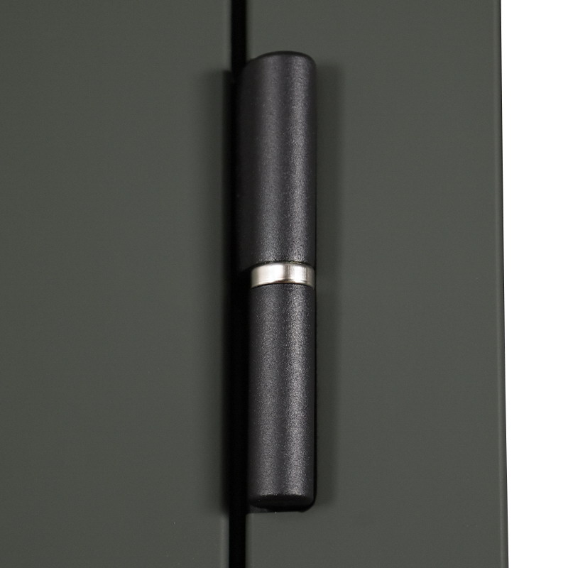 Входная дверь АСД "Scandi" с зеркалом (биометрический замок Smart lock R06) Муар черный/Белый матовый