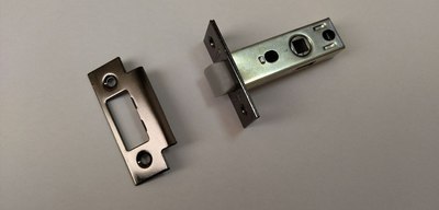 Защёлка межкомнатная с пластиковым язычком EDS-6-45 PLAST GRAPHITE, графит