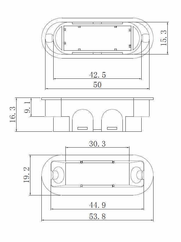 Защёлка врезная магнитная под ключевой цилиндр ADDEN BAU KEY-5085 MAG BLACK (цвет ЧЁРНЫЙ)
