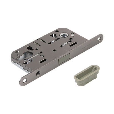 Защёлка врезная магнитная под ключевой цилиндр ADDEN BAU. KEY-5085(NEW) MAG GRAPHITE (цвет ГРАФИТ)