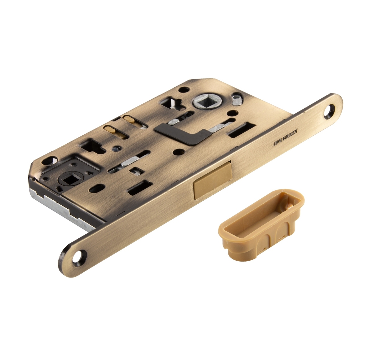 Защёлка врезная магнитная сантехническая ADDEN BAU WC-5096 MAG BRONZE (цвет БРОНЗА)